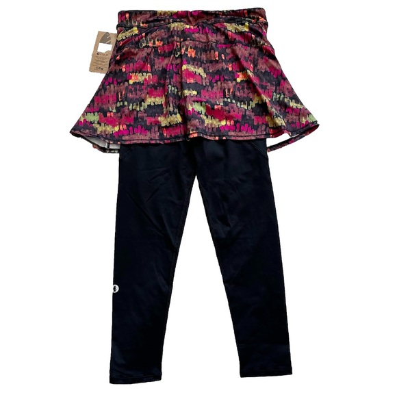 DONA JO NWT 2 IN 1 SKIRTED CAPRI SIZE MEDIUM UPF PICKLEBALL TENNIS ACTIVE - Picture 2 of 7